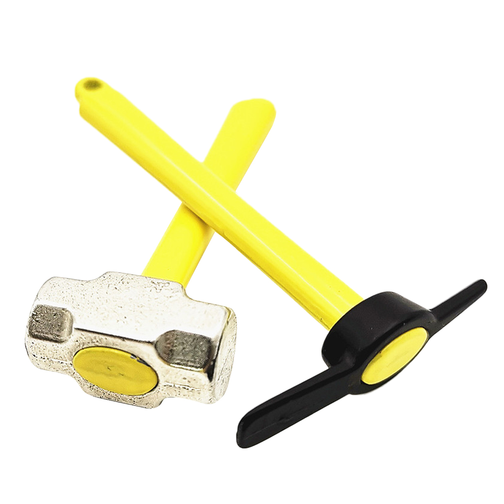 Miniature Hammer & Pickax, 1 10 Scale RC Crawler Accessories Decoration for Traxxas -4 4, RC4WD D90 D110 CC01 Axial SCX10 90046