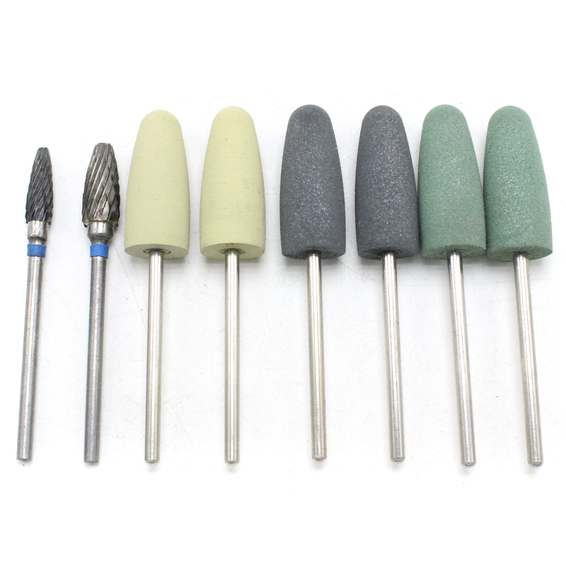 Best of 8Pcs / set HP Dental Resin Base Acrylic Polishing Burs Kit Drill Polisher Rotary Dentista Tool Dental Lab Instrument Reviews & Tips - Image 2