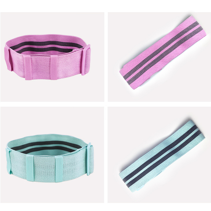 NEUE Einstellbare Booty Hüfte Glute Band Widerstand Anti-slip für Home Fitness Workout – Detail 7