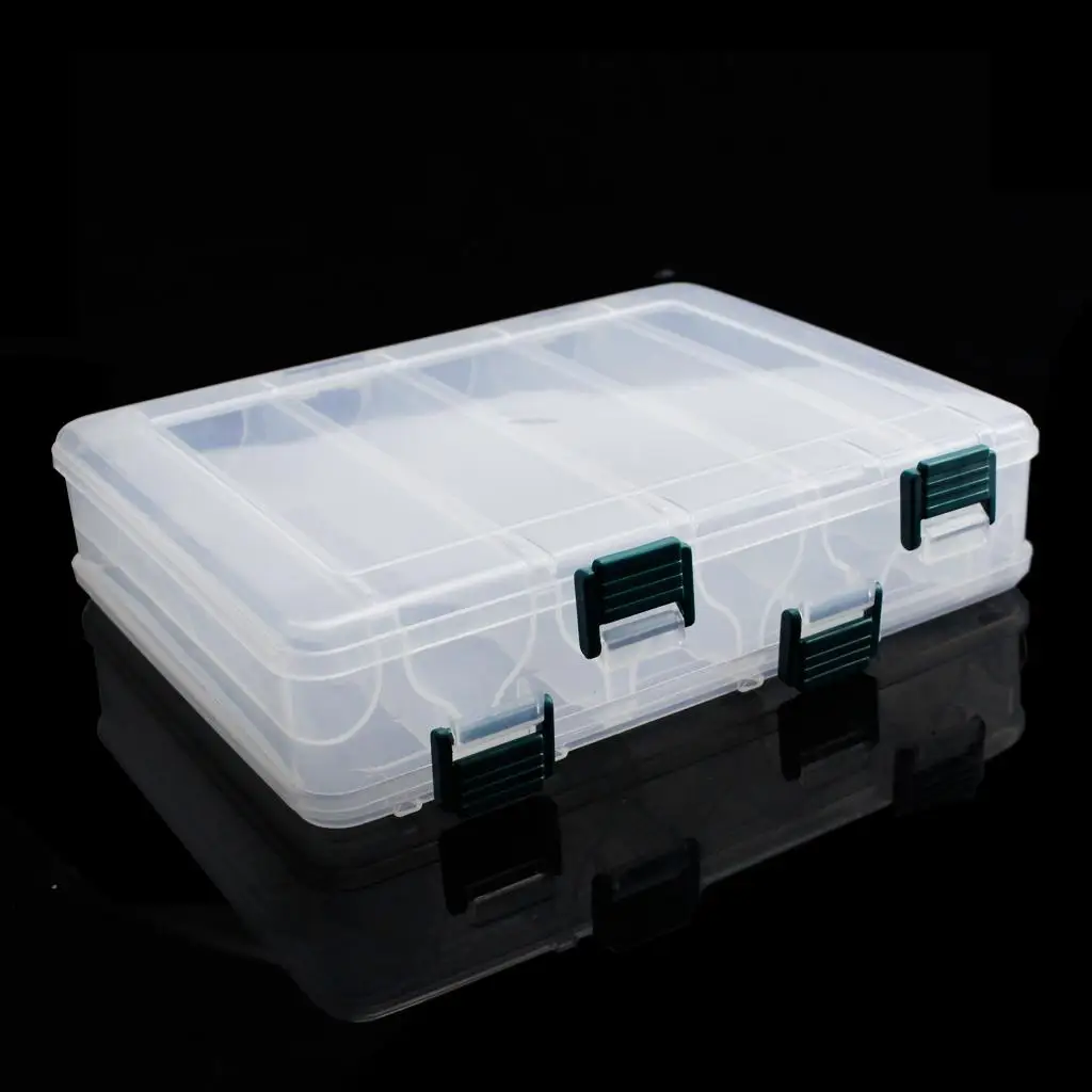 Fishing Tackle Box Lightweight Double-sided Impact  Hooks Container