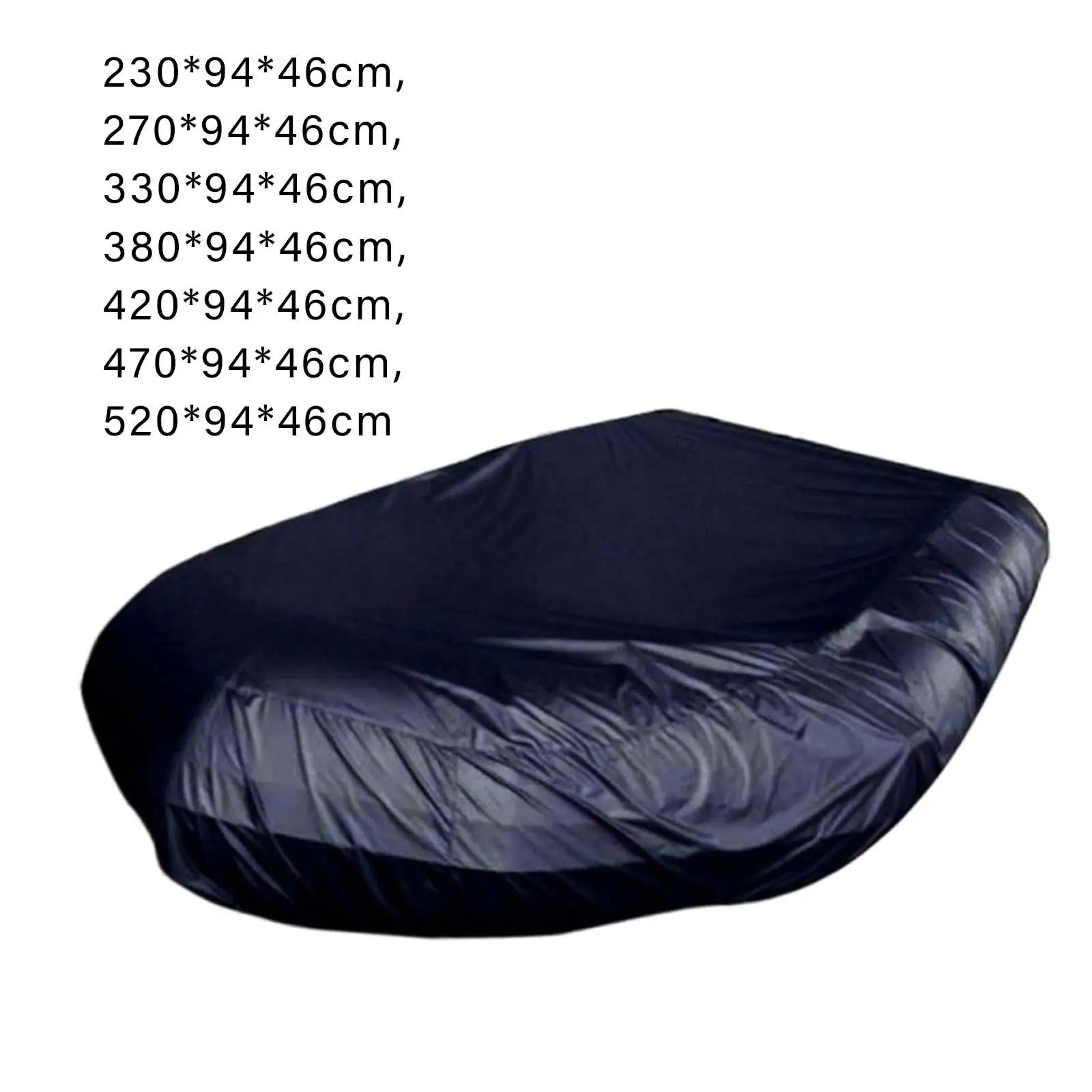 Oxford Kayak Boat Cover with Drawstring Outdoor Storage Protective Waterproof Canoe for Marine Dinghy Inflatable Boat