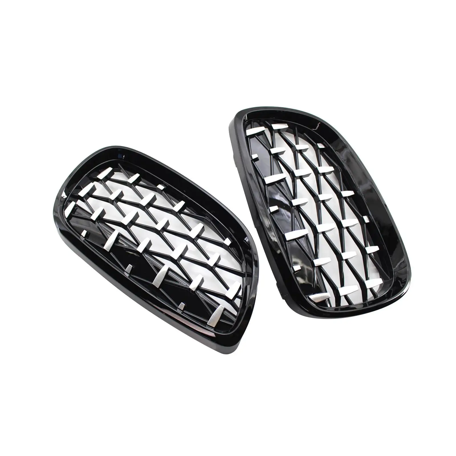 2x Automotive Front Hood Kidney Grille Grill 51137157278 Left Right for BMW E92 E93 3 Series Replace Durable