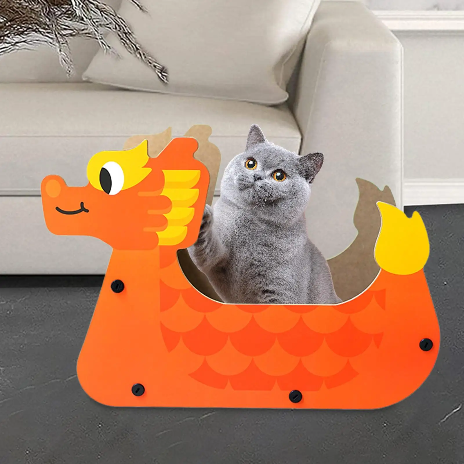 Cat Scratching Lounge Bed Pet Supplies Furniture Protection Durable Cat Scratching Couch for Sleeping Playing Cats Scratching