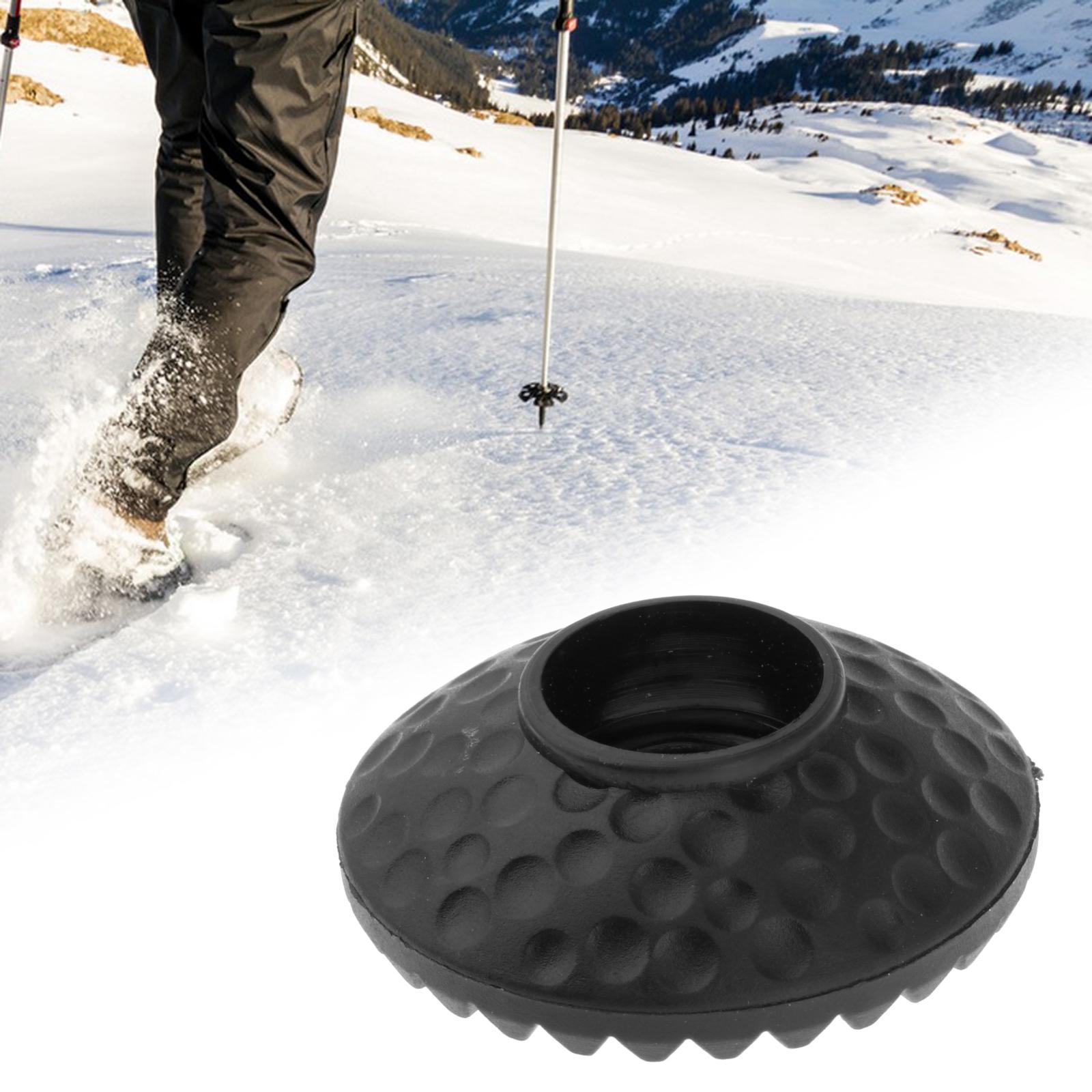 Trekking Pole Muddy Basket Walking Sticks Tip Protector Snow Basket Round Hiking Pole Sand Basket for Trekking Hiking Walking