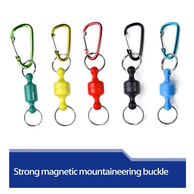 Mousqueton magnétique de bain portable, pêche en plein air, lanière de  dégagement d'alpinisme - AliExpress