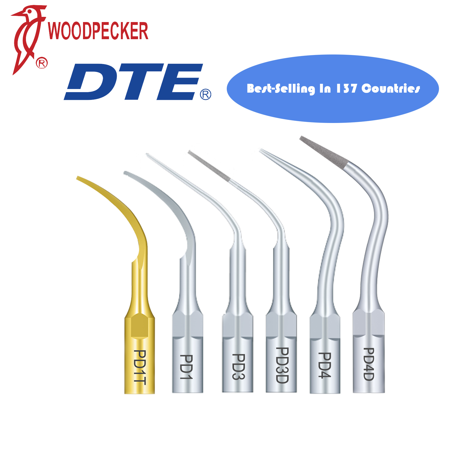 Best of Woodpecker DTE Dental Ultrasonic Scaler Tips Scaling Periodontics Endodontics Tips Fit SATELEC DTE NSK Dental Products Reviews & Tips