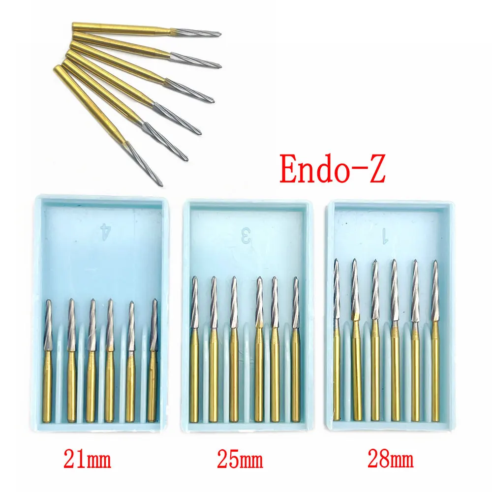 Dental Endo-Z Carbide Burs, cortadores cirúrgicos Tungsten