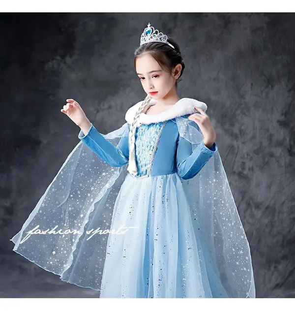 Vestido com saia tule Frozen ©Disney - ©Disney - Colaborações - ROUPA -  Menina - Crianças 