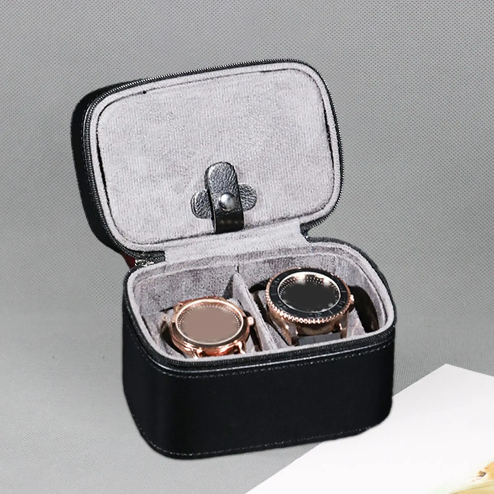 Watch Storage Box Container Portable Multifunctional Watch Box for Men Women Bracelet Watch Case Jewelry Container Birthday