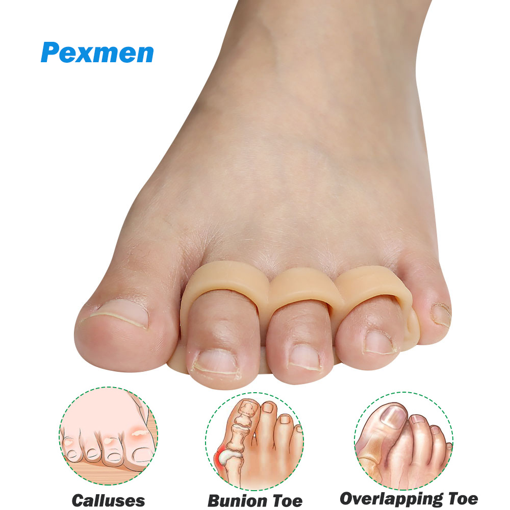 Best of Pexmen 2Pcs Hammer Toe Crests Straightener Gel Toe Support Pads Cushion Relief For Overlapping Curled Hammer And Claw Toes Reviews & Tips