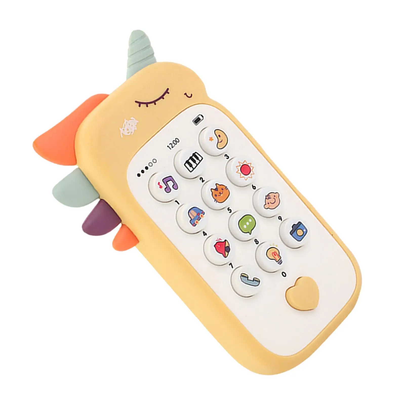Musical Baby Cell Phone Toy with Music Lights Early Educational Toy Preschool Learning Toy for Toddler 6 Months+ Birthday Gifts