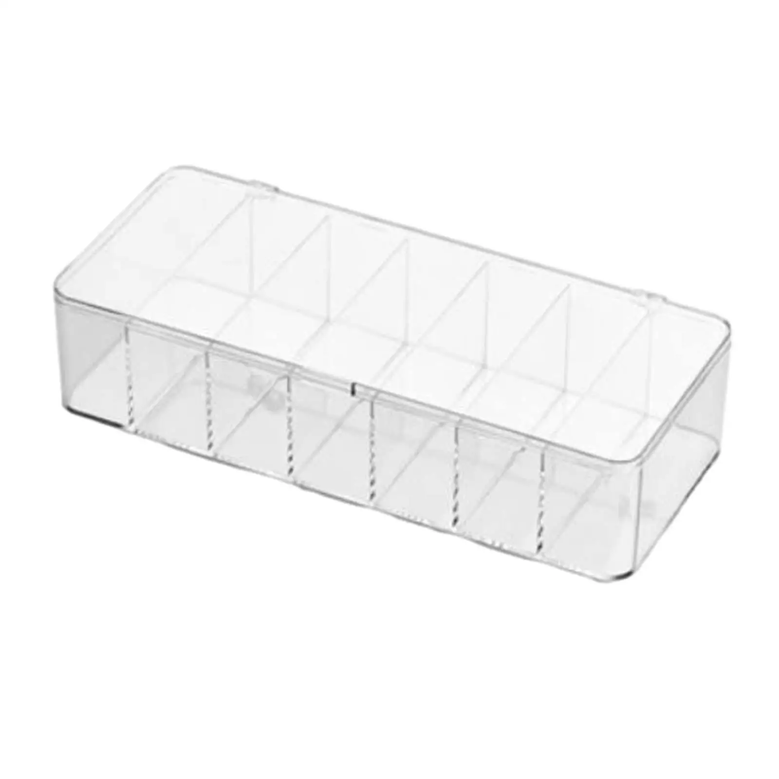 Cord Organizer Case with Lid Cable Organiser Clear Electronics Organizer Box for Candy Earrings Buttons Rings Paper Clips