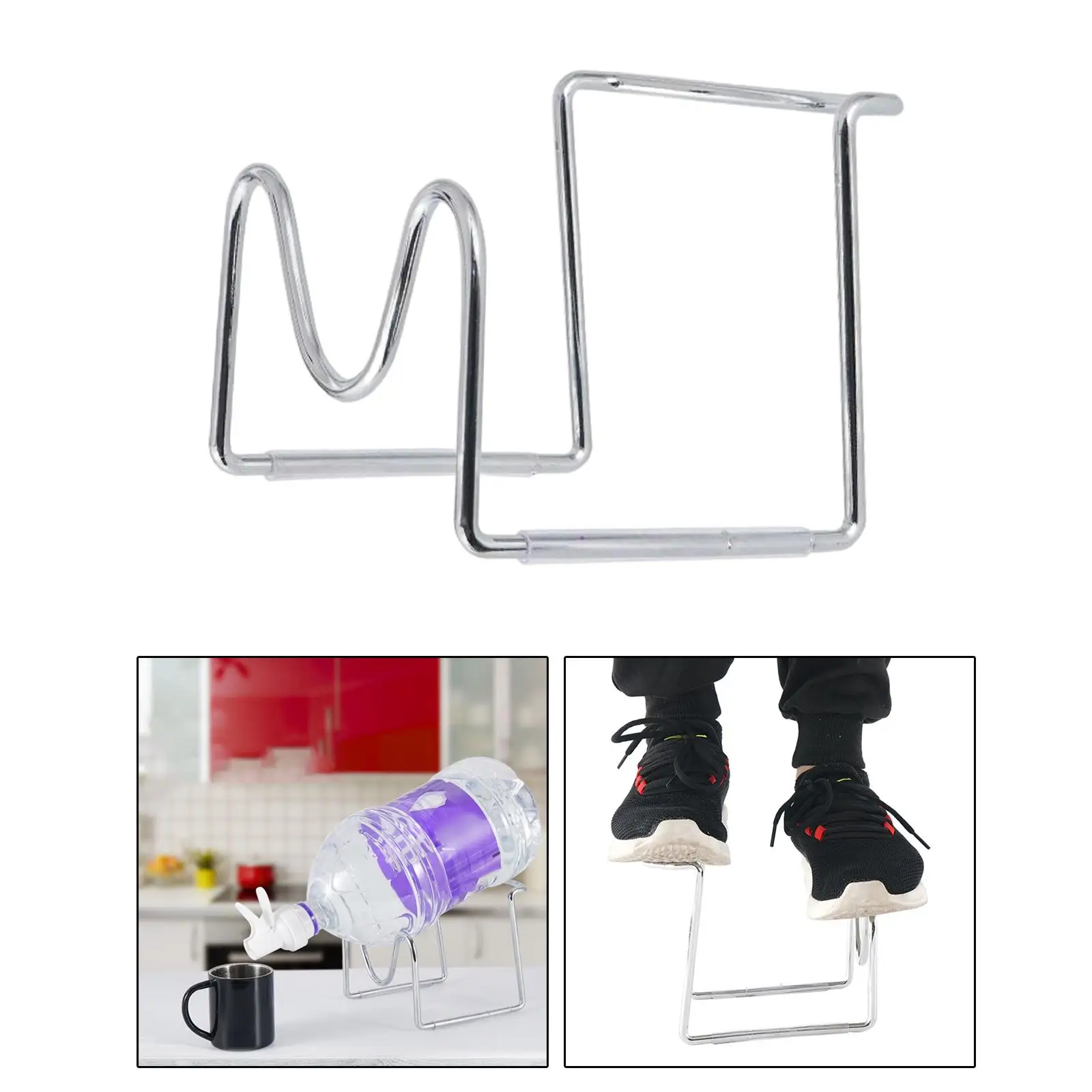 Non Slip Water Bottle Holder Water Dispenser Stand Beverage Holder Cradle Rack Water Jug Stand for Kitchen