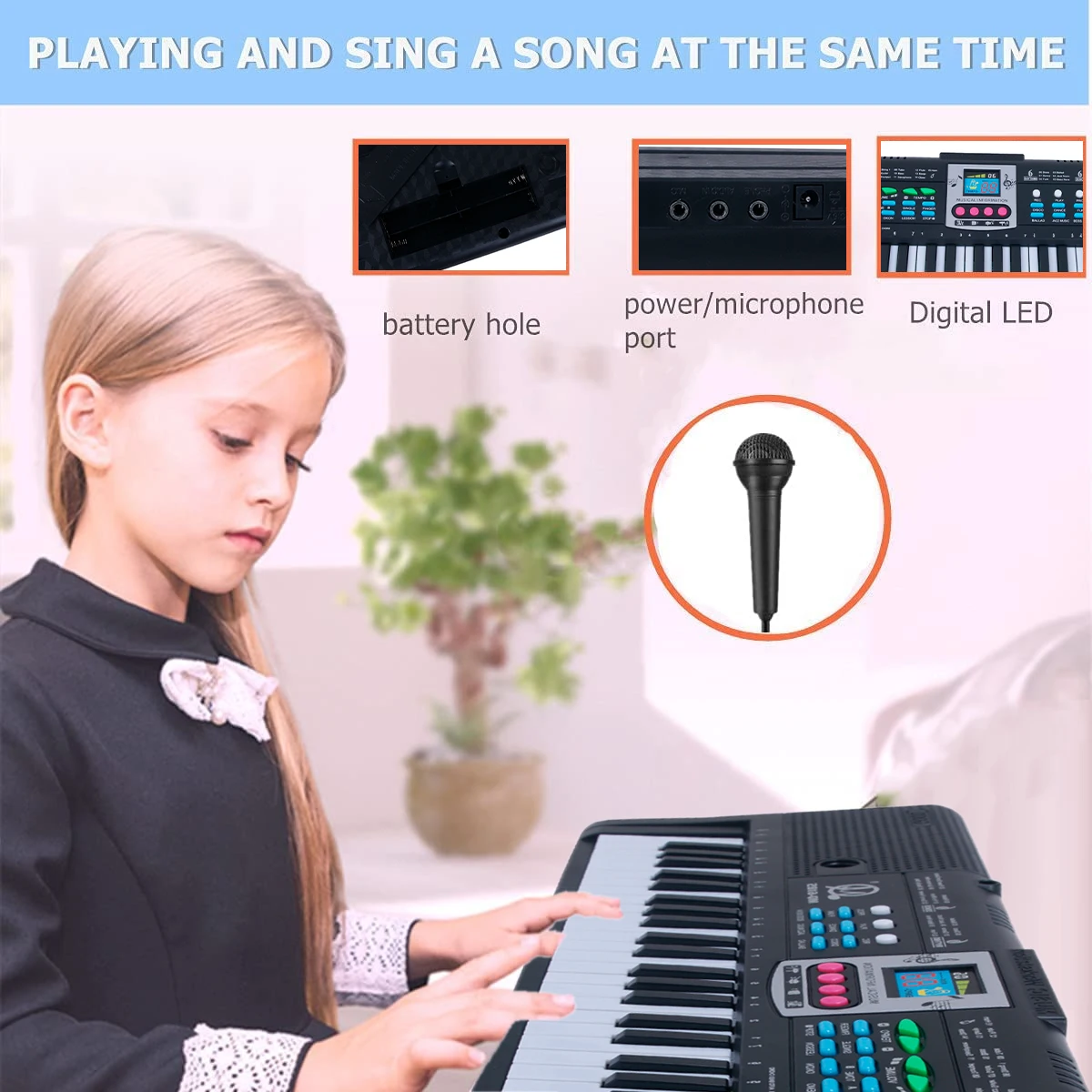 Title 2, 61 Key Quick Start Electric Keyboard Recording ...