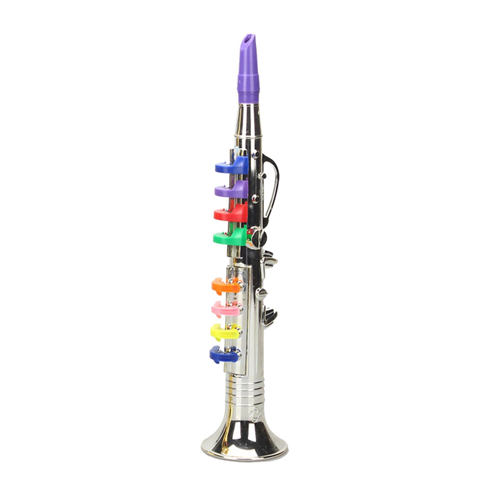 Musical  Simulation Metallic Saxophone Wind Instruments for Gifts