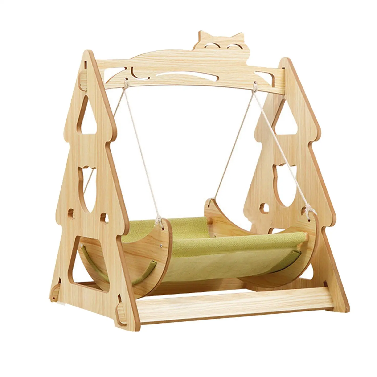 Cat Hammock Sleeping Bed Stable Structure Elevated Pet Bed for Indoor Cats