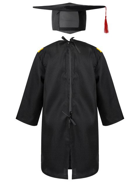 Abito da laurea per scuola elementare prescolare per bambini con cappuccio  in nappa per bambini ragazzi ragazze gioco di ruolo Costume da laurea Dress  Up Outfit - AliExpress