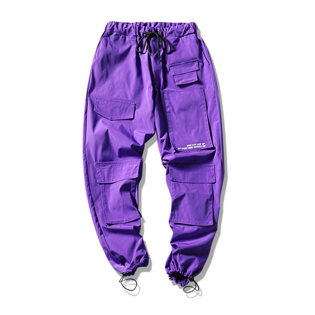Men Streetwear Cargo Pants 2024 Overalls Mens Baggy Hip Hop