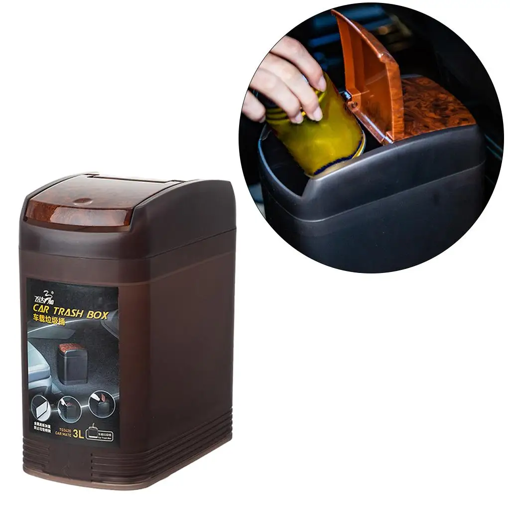 Car Trash Can- Trash Bin Portable Vehicle  Garbage Can Bin Trash Container for indoor e outdoor