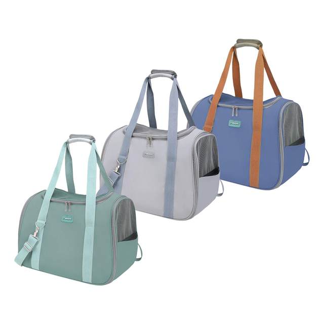 Pet Carrier Bag Portable Ventilated with Shoulder Strap Carrying Bag for Pet Travel Bag for Outdoor Use Hiking Camping
