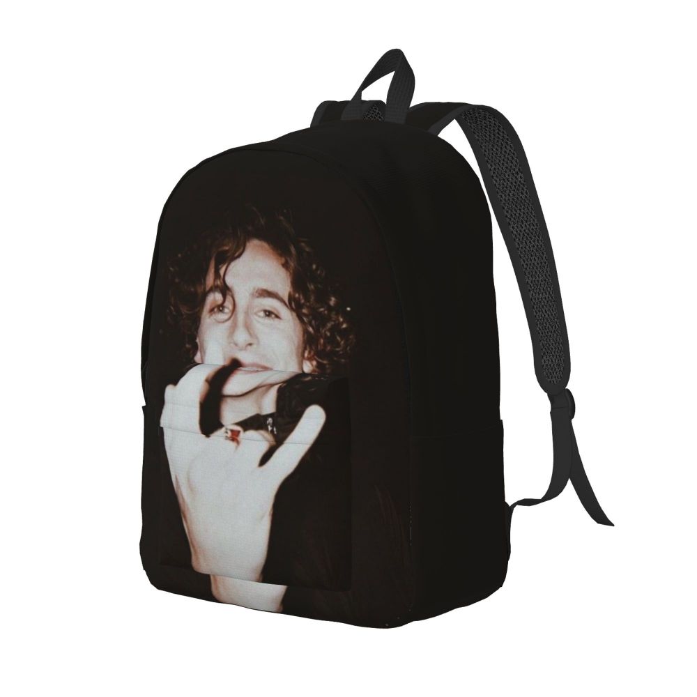 Timothee Chalamet Mochila de Canvas para Mulheres