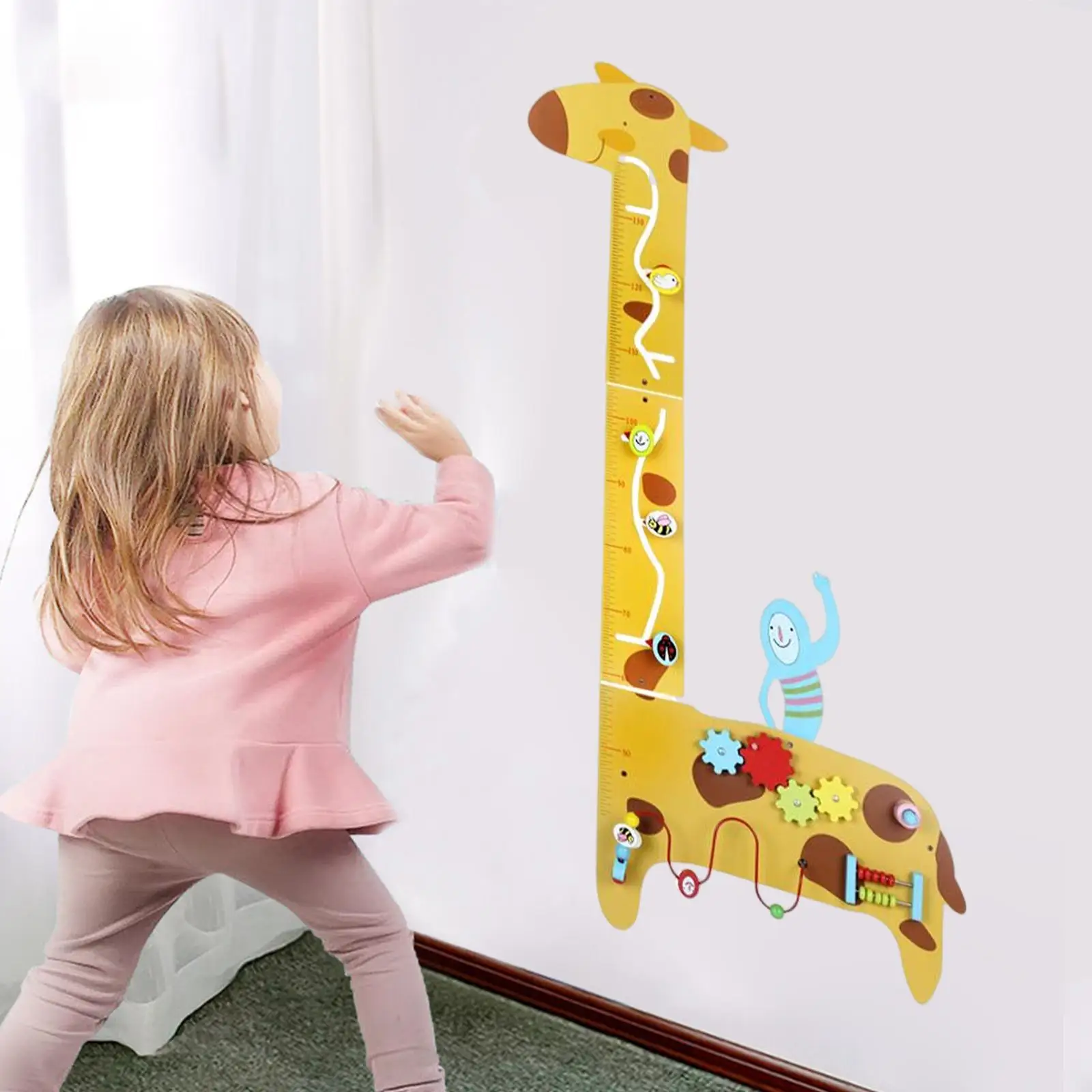 Giraffe Activity Sensory Board Fine Motor Skill Interactive Preschool Learning Activities for Toddlers Children Holiday Gifts