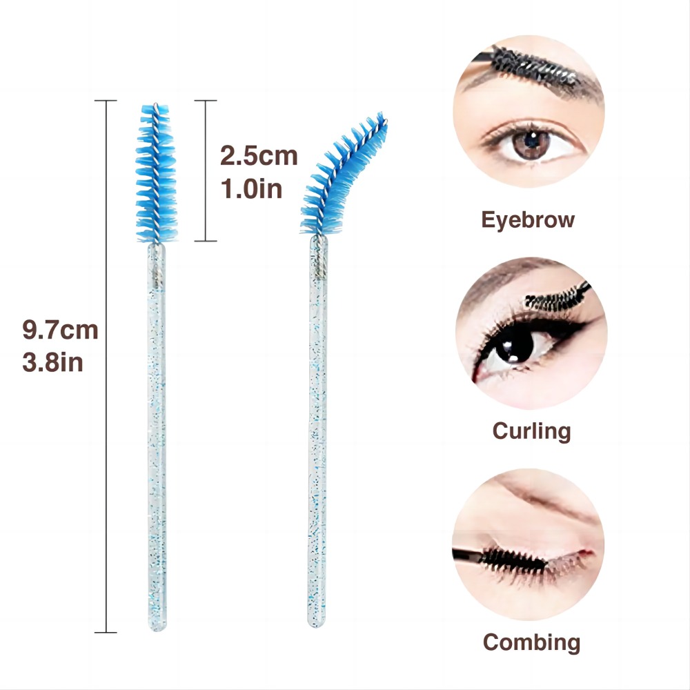 Best of Wholesale Eyelash Brush Mascara Wands Wholesale Spoolies Eyebrow Lash Cleaning Brushes Applicator Makeup Tools 50 / 1000 / 2000pcs Reviews & Tips - Image 2