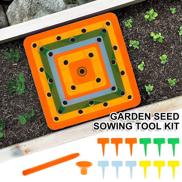 Seed Spacing Template Seed Sowing Tool Gardening Template Seedling Spacer  Tool For Garden Vegetable Seed Planting Accessories - AliExpress