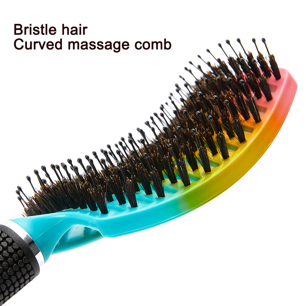 Best of Hair Scalp Massage Comb Hairbrush Relief Stress Men Women Wet Curly Detangle Hair Brush For Salon Hairdressing Styling Hair Care Reviews & Tips - Image 2