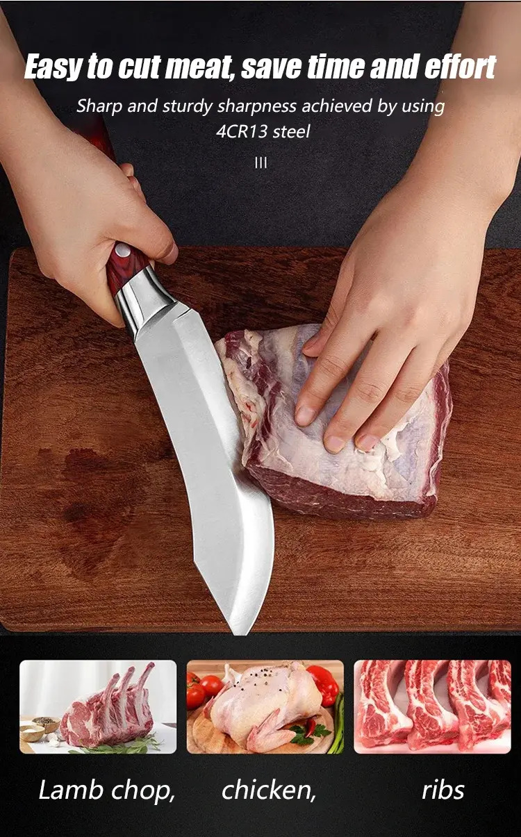Boning Knife Stainless Steel Chef Knife for Meat Bone Fish Fruit