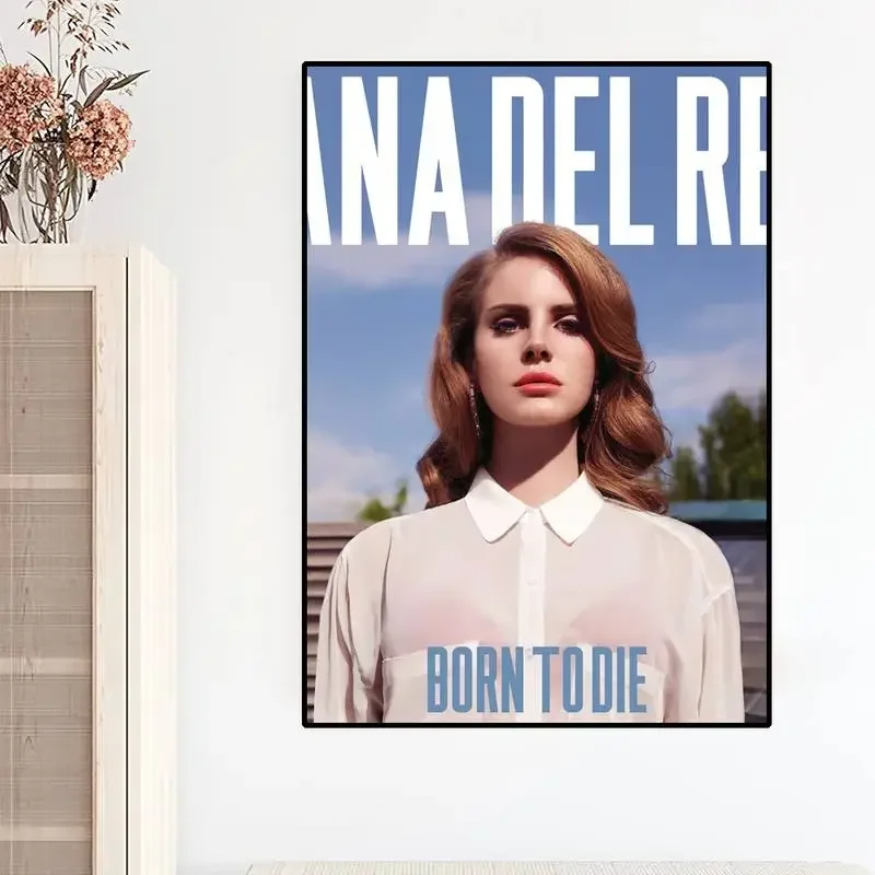 Classic Character Aesthetics Wall Art Singer Lana Del Rey HD Oil On Canvas Posters Prints Home Bedroom Living Room Decor Gifts