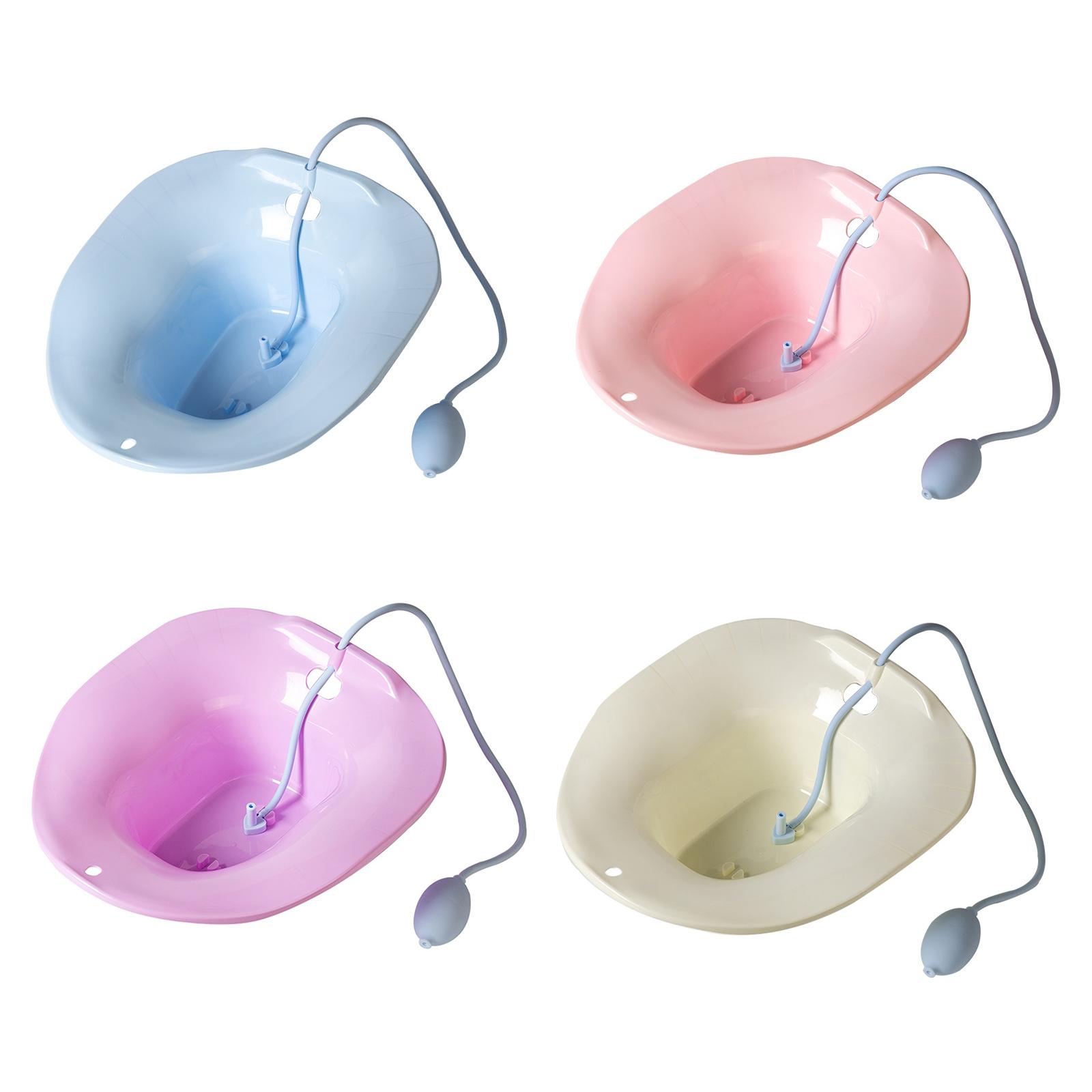 Foldable Sitz Bath Toilet Seat Care Basin for Perineal Soaking Soothes Cleanse Vagina Anal Pregnant Women Patients Home Use