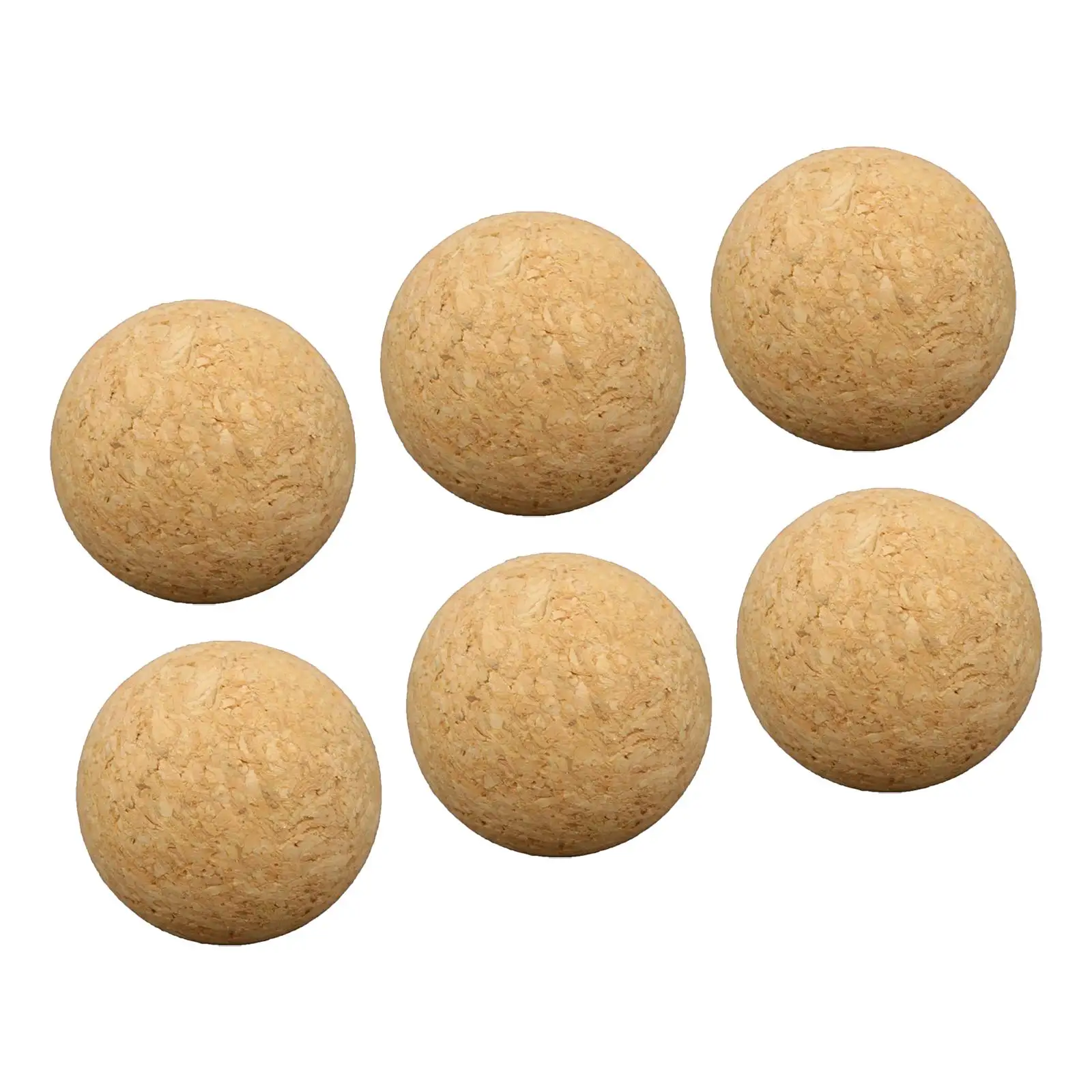 6 Pieces Table Football Cork Game Football Machine Replacement Accessories