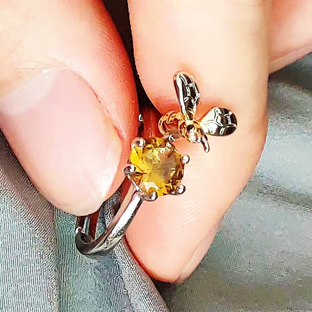 1pc Men's Retro Bee Ring Fashion Jewelry Accessories