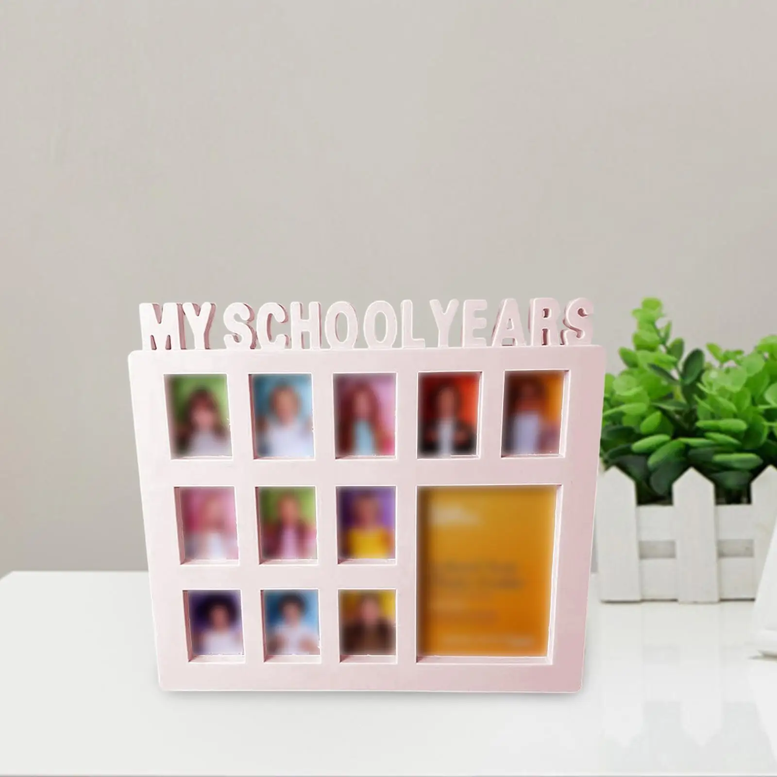 Hanging School Days Frame Kindergarten to 12TH Grade Graduation Photo Frames for Girls Kids Children Adults Gifts