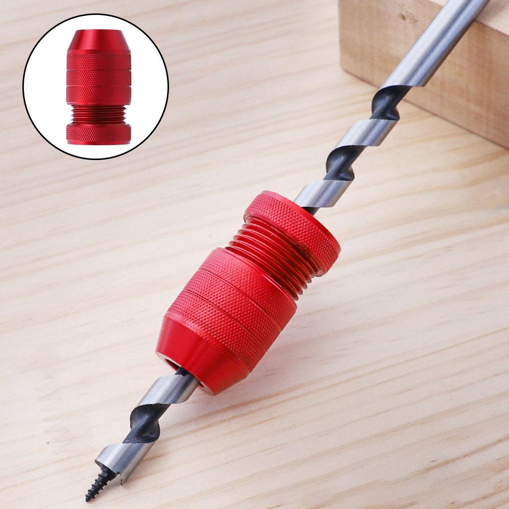 Adjustable Drill Stop Dowel Shaft Chuck Precise Control Auxiliary Tools Locator Depth Stop for 8-12.7mm Drill Bit Woodworking