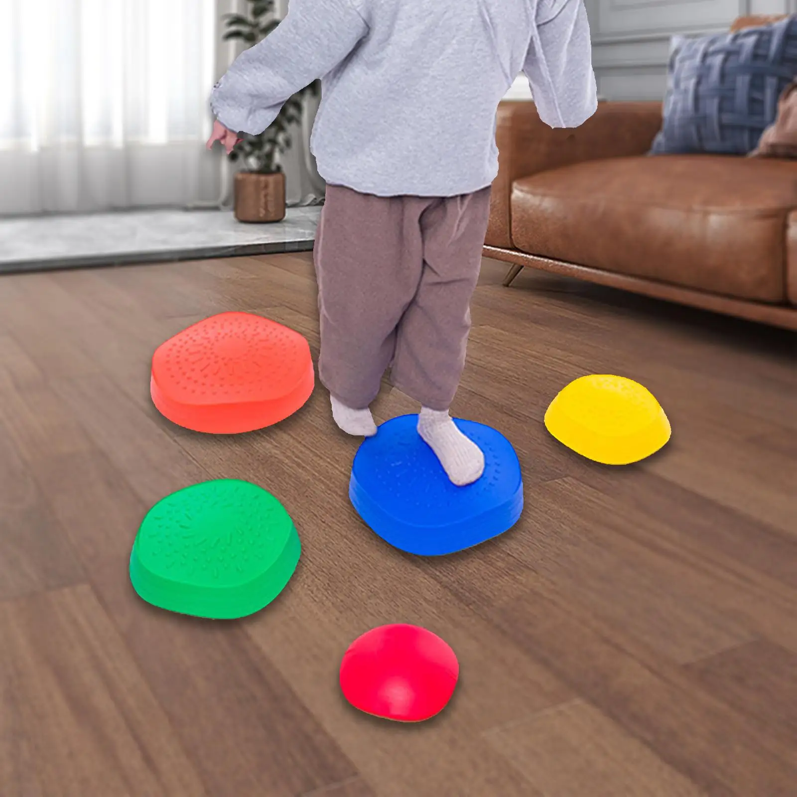 Balance Stepping Stones Balance Toy Blocks for Boys Girls Ages 3+ Children