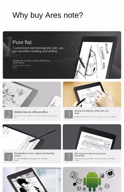 電子書籍リーダー Likebook Ares note K78 Likebook Ares Note 7.8 Inch Ebook Reader HD Ereader 300PPI