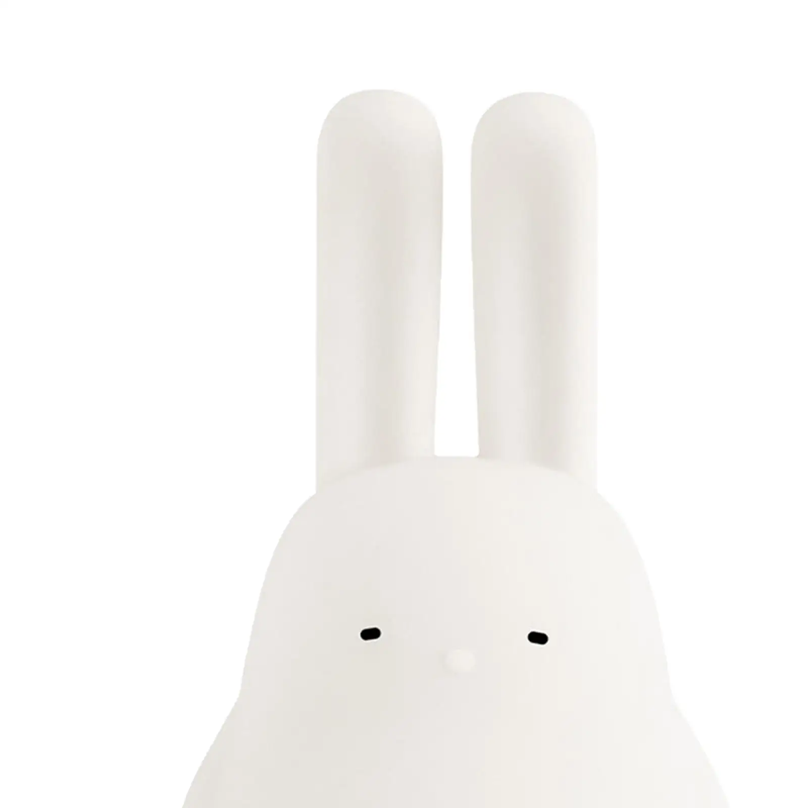 Cute Lovely Rabbit LED Silicone Night Light Rechargeable Yellow Light Lighting for Bedroom Nursery Sleeping Kids Reading