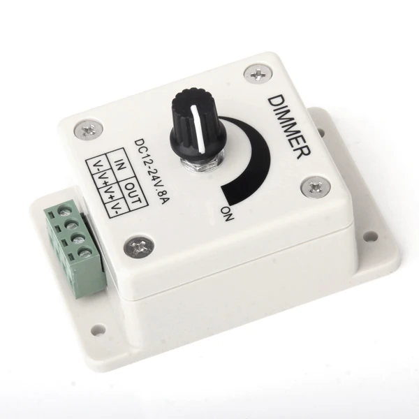 Decorative LED Slide Dimmer Rocker Switch Electrical light Switch LED Compatible