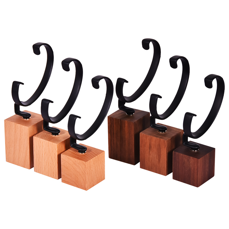 High-end Wooden watch display stand watch holder organizer for jewelry jewelery jewellery display case bracelet props showcase