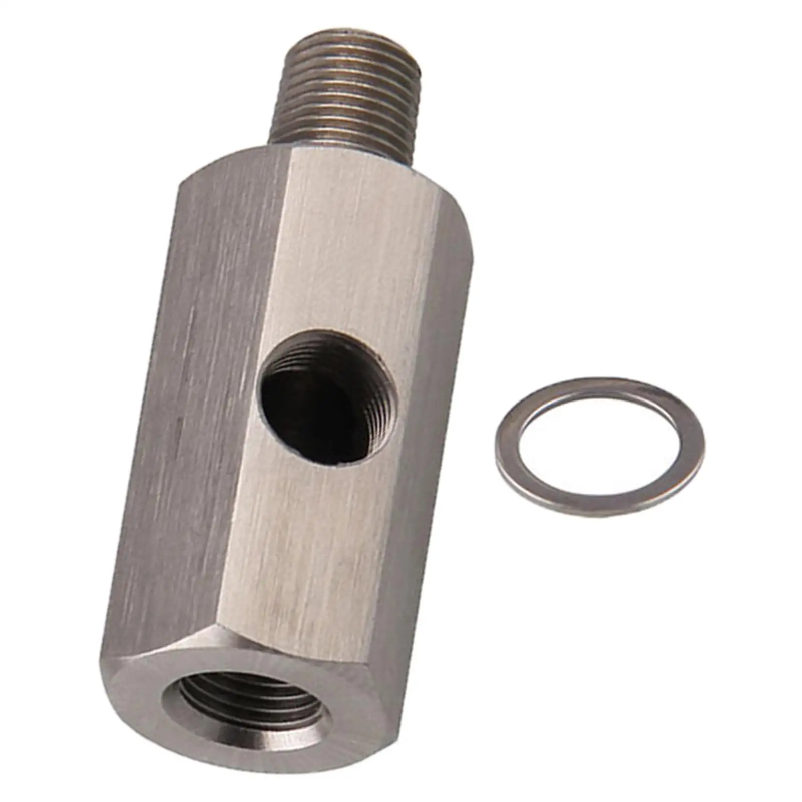 Automotive Oil Pressure Sensor  Adapter Fitting 1/8 inch NPT Stainless Steel Premium Material Durable feed Line  Replacement