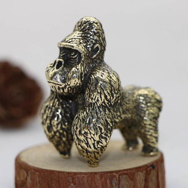 Gorilla Statue Decorative Gorilla Figurine Freestanding Copper Gorilla  Sculpture Vividly Engraved Gorilla Decoration Home Decor - AliExpress