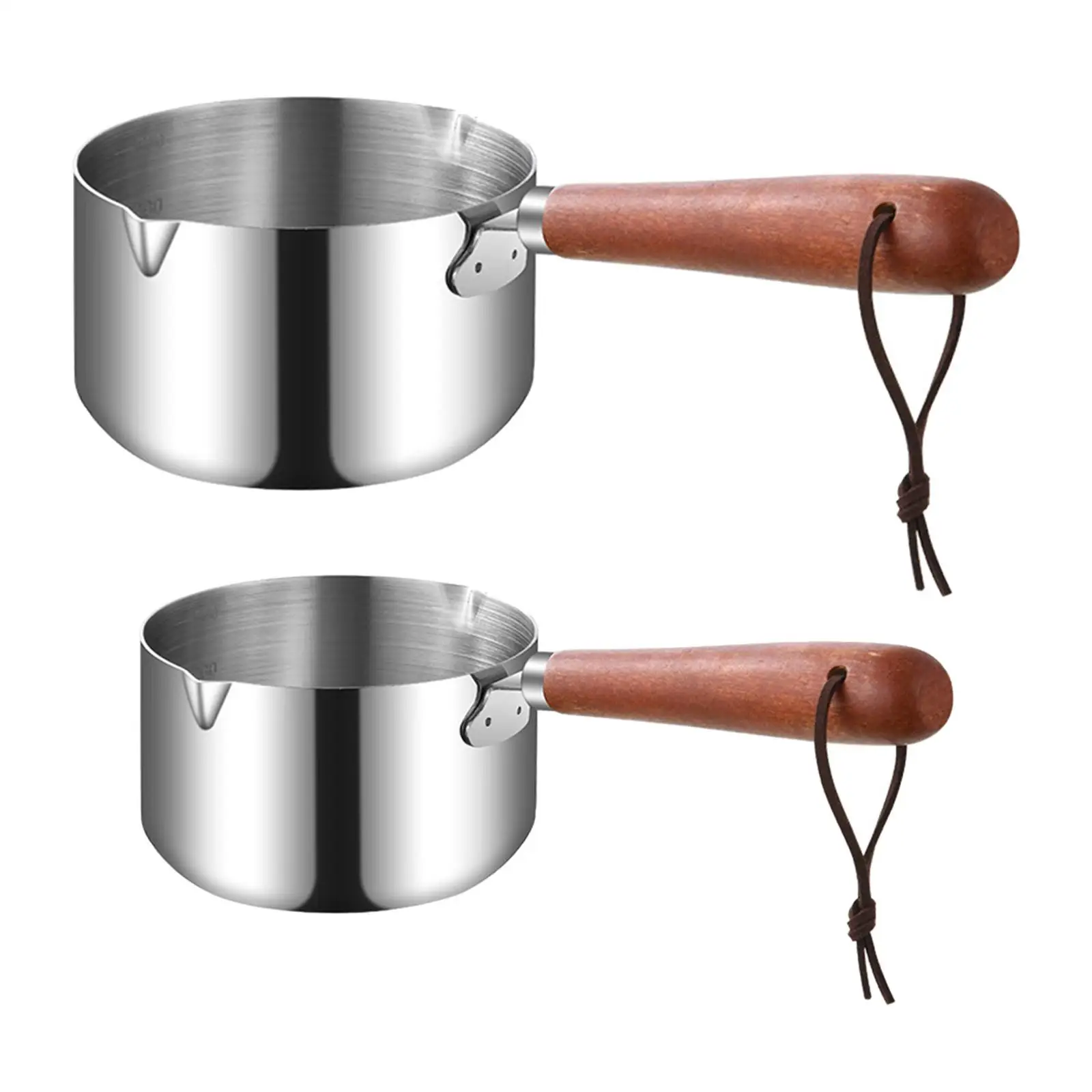 Butter Warmer Pot, Mini Saucepan Sauce Cup, Small Soup Pots for Making Sauces, Reheating Soups, Heating Milk, Boiling Water