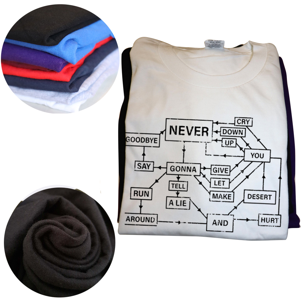 Lustige Rick Rolle Flussdiagramm Internet T Shirts Baumwolle Streetwear Kurzarm Geburtstag Geschenke Sommer Stil T-shirt Herren Kleidung – Detail 4