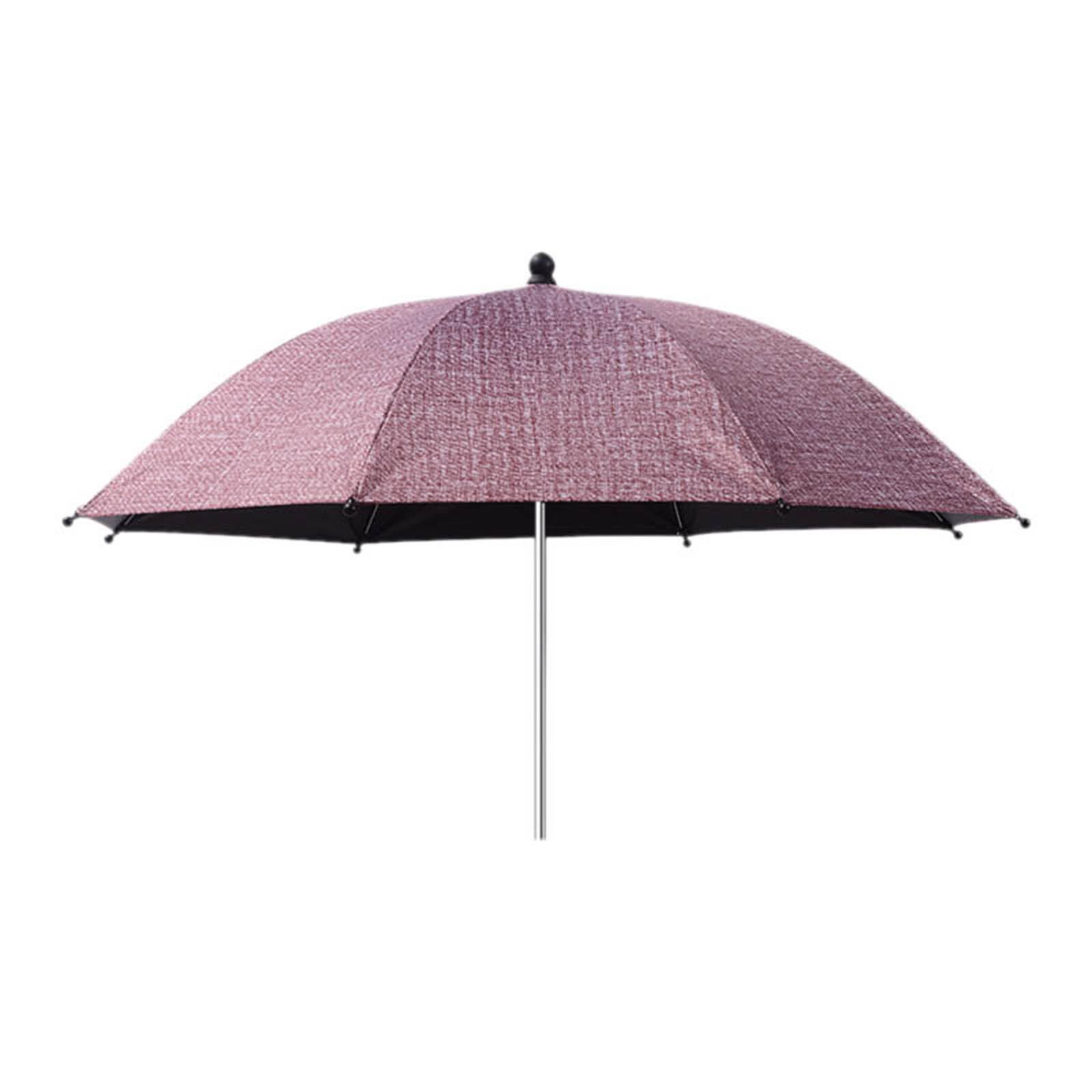 Detachable Baby Stroller Umbrella Pram Parasol Sun Protection Rain Protecter UV 50+ Infant Buggy Clip On 85cm/33.5in Diameter