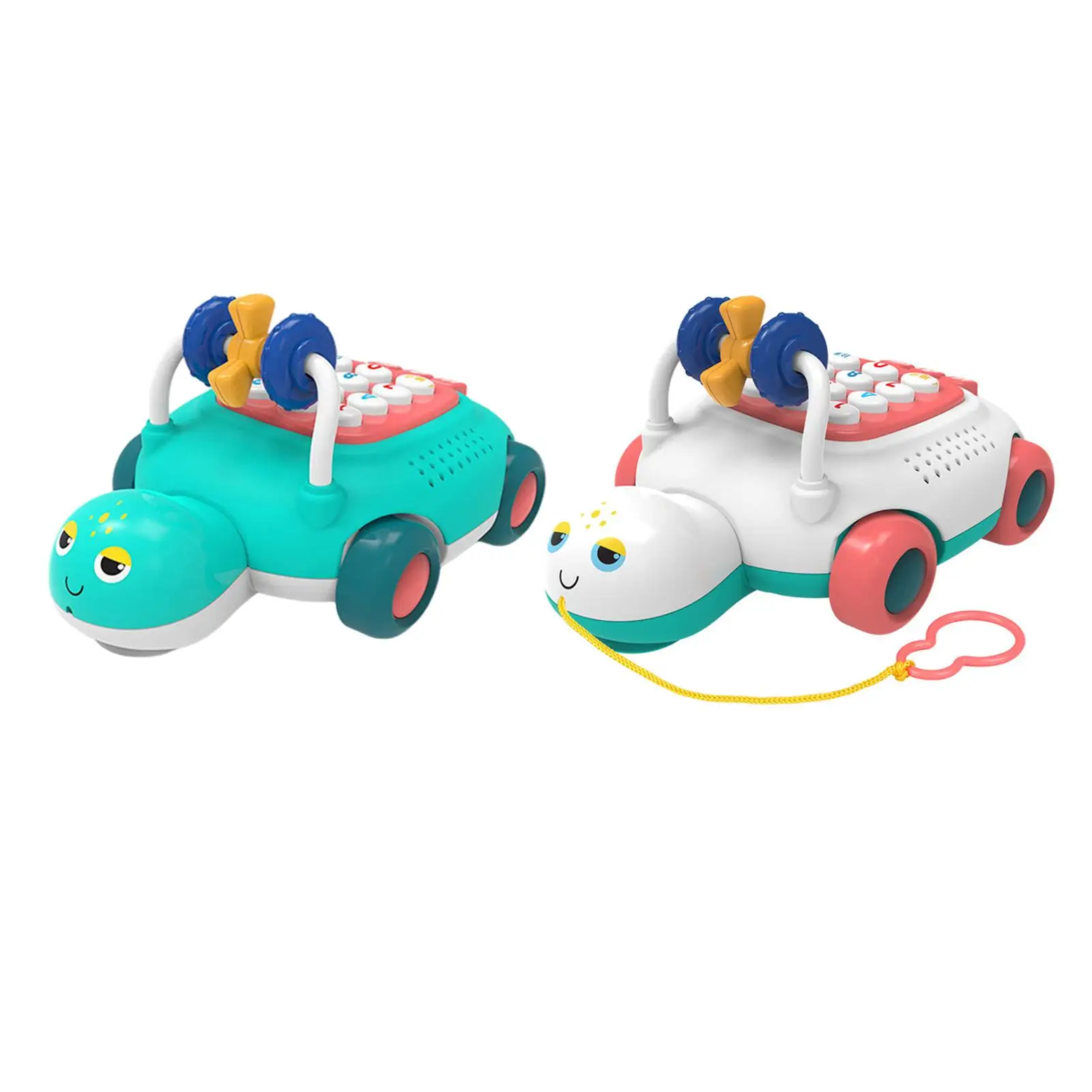 Multifunction Telephone Toys Pull Toys Development Toy Develop Cognition Toys Preschool Learning Phone Toy for Baby Infants Kids