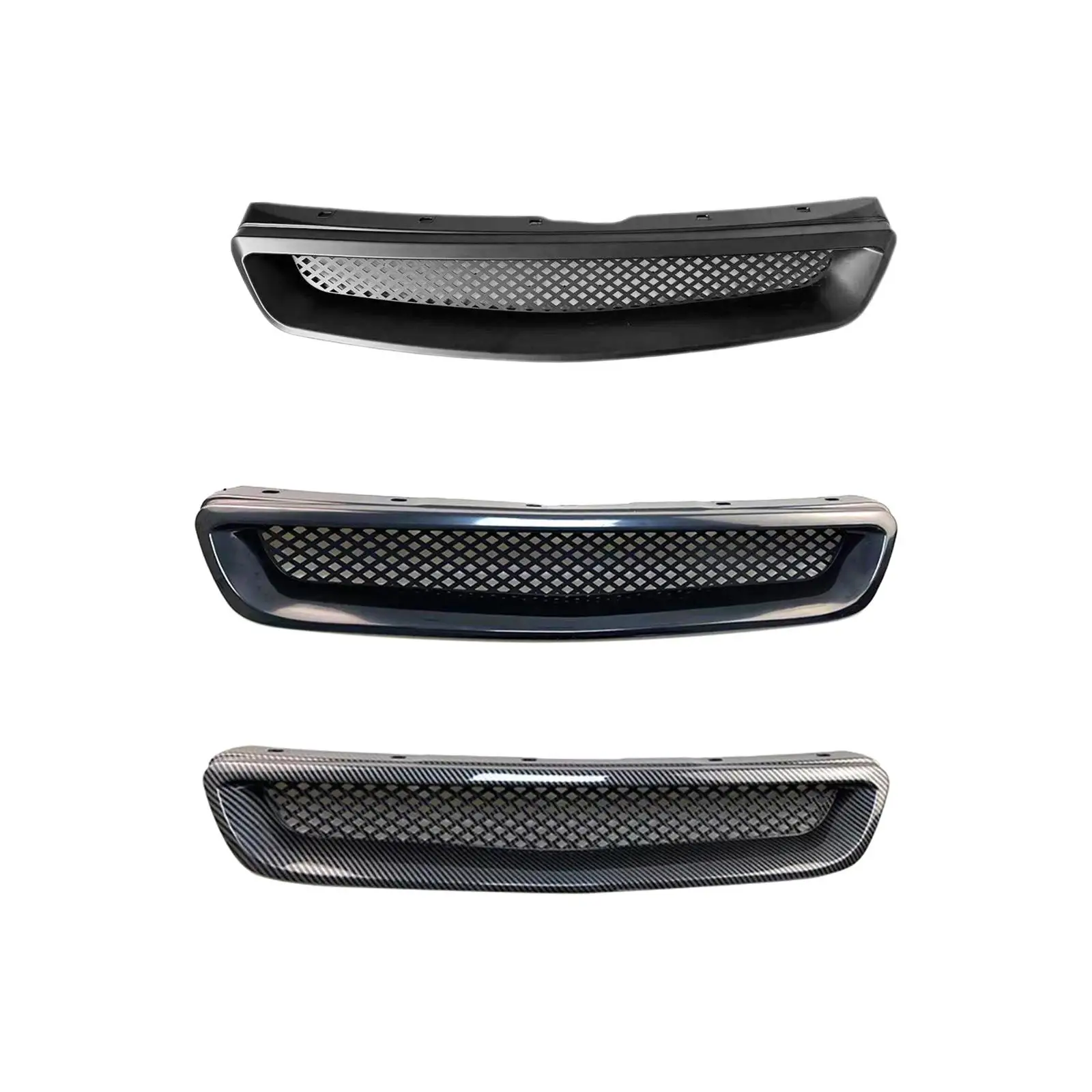 Front Bumper Hood Mesh Grille High Quality for Honda Civic 96-98