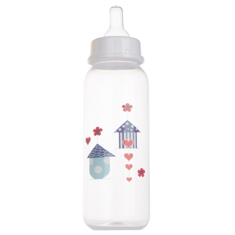 Schöne-design Baby Milch Flasche Baby Fütterung Flasche 250ml Kapazität Standard-auslauf PP Material Baby Flasche 7-zoll Höhe A2UB – Detail 10