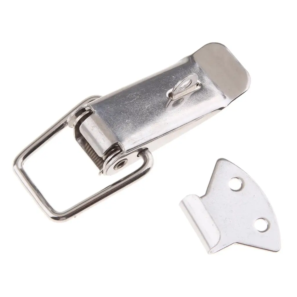 Stainless Steel Locker  clip and clamp Hasp//Clamp Anti-Rattle Latch for Boat